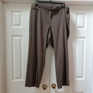 JM Collection Brown Trouser Pants 24W